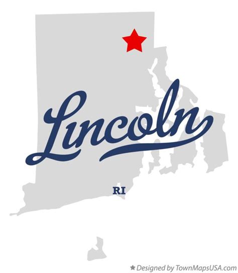 Map of Lincoln, RI, Rhode Island