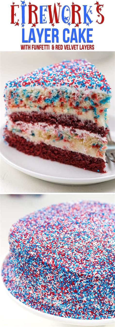 Fireworks Cake - Crazy for Crust