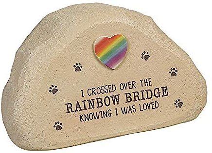 Discontinued - GRASSLANDS ROAD Rainbow Bridge Pet Memorial Stone - Chewy.com