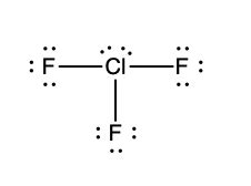 Draw a reasonable Lewis dot structure for ClF3. Assign formal charges and oxidation numbers, and ...