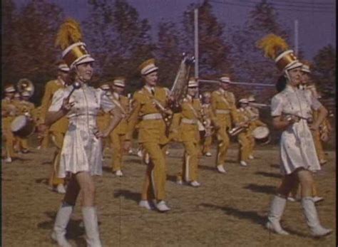 Sam Houston State University Archives Collection - Bearkat Marching Band and Baton Twirling