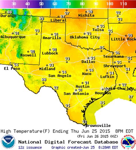 Current Weather Map For Texas - Usa Track And Field Map It