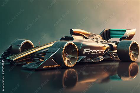 Super car Formula 1 one racing automobile concept design. Fast speed ...