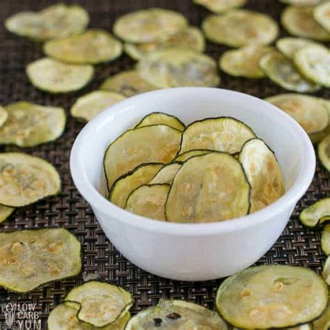 Oven Baked Zucchini Chips Recipe (Paleo, Keto) | Low Carb Yum