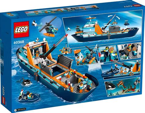 LEGO 60368 City Arctic Explorer Ship Building Toy Set