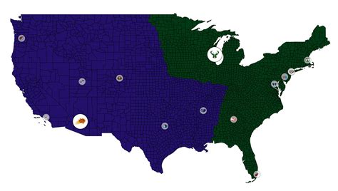 Playoff Imperialism Map: The Final Showdown : r/nba