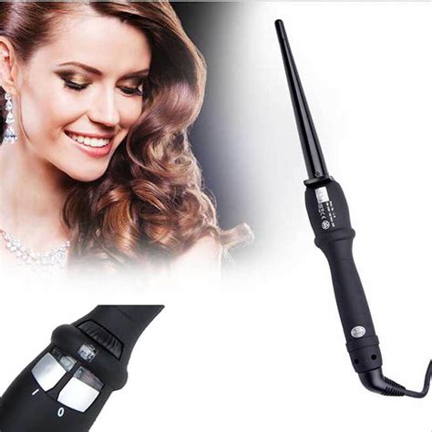 hair curler machine hair iron Professional 2.5M metre line LED Display Ceramic curly Hair ...