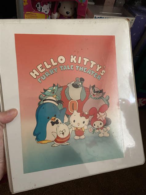 Hello Kitty Furry Tale Theatre (1980s) original animator binder that i ...