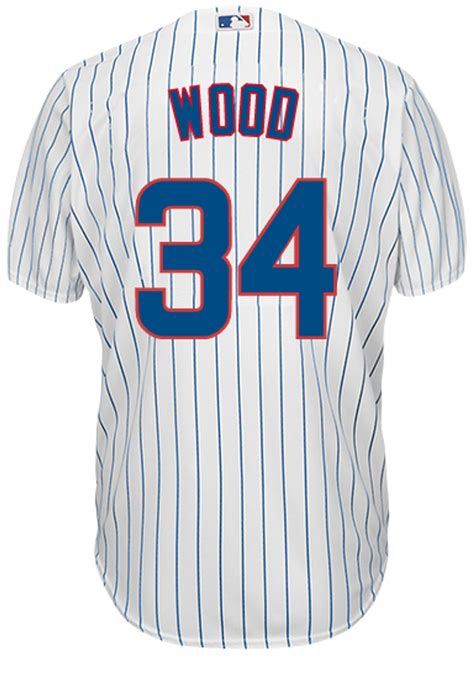 Kerry Wood Jersey - Chicago Cubs Adult Home Jersey