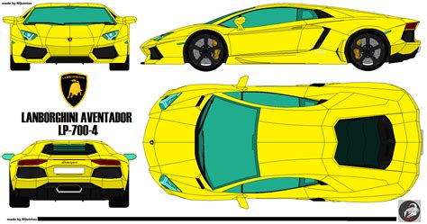 Car Blueprint Lamborghini