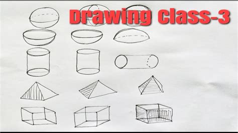 Drawing 3d Shapes For Kids