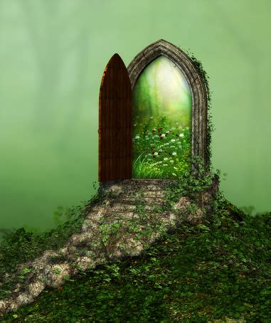 Magic Fantasy Doorway Stock Photo - Download Image Now - Paranormal ...