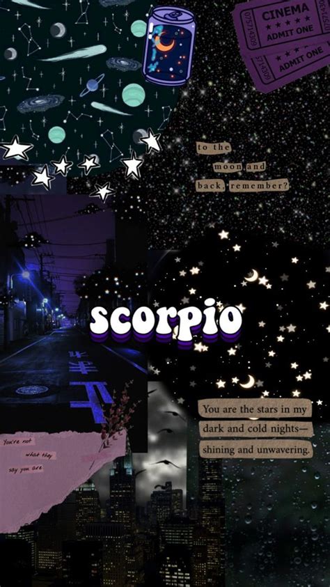 scorpio aesthetic wallpaper in 2021 | Scorpio aesthetic wallpaper ...