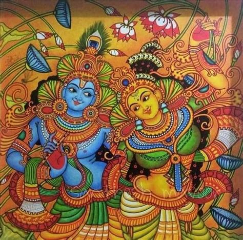 Top 10 Renowned Kerala Mural Artists and their Paintings | Kerala mural ...