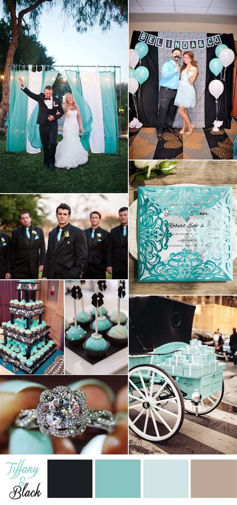 tiffany blue and black wedding colors Wedding Theme Colors, Wedding Color Schemes, Wedding ...
