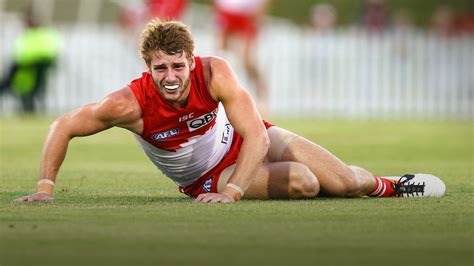 AFL | Sydney Swans defender Alex Johnson almost back after 5 knee ...