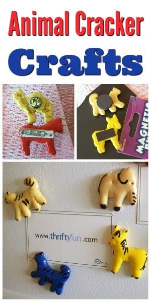 Making Animal Cracker Crafts | ThriftyFun