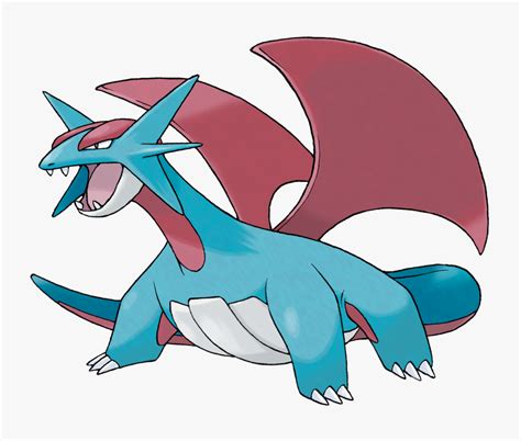 Salamence - Salamander Pokemon, HD Png Download - kindpng