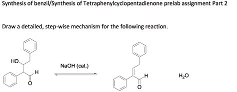 Solved Synthesis of benzil/Synthesis of | Chegg.com