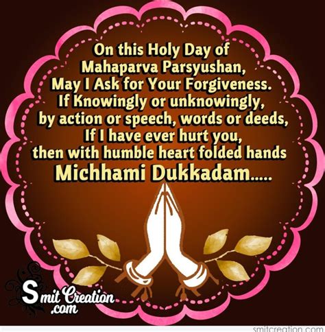 Michhami Dukkadam Wishes, Messages Images - SmitCreation.com