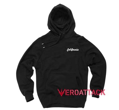 California Black Color Hoodie