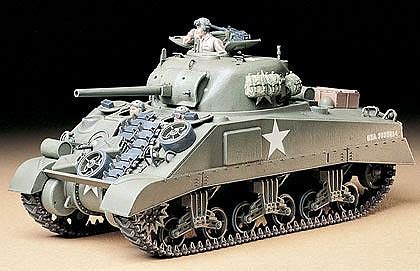 US M4 Sherman Medium Tank Plastic Model Military Vehicle Kit 1/35 Scale ...