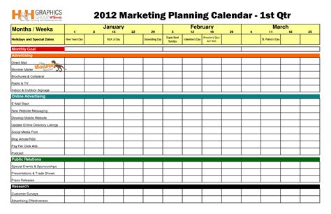 event marketing plan | Marketing calendar template, Excel calendar template, Marketing plan template