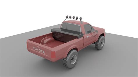 3D model PickUp Truck Maya Obj - TurboSquid 2078696