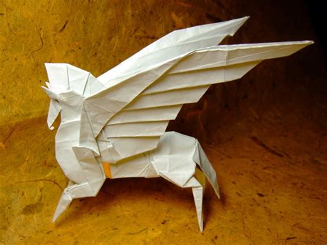 Cara Membuat Origami Pegasus - Paper work