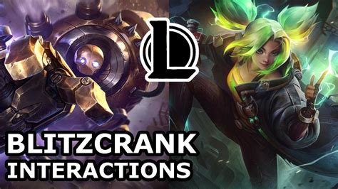 Blitzcrank Interactions with Other Champions | ZERI LIKES HIM | League of Legends Quotes - YouTube