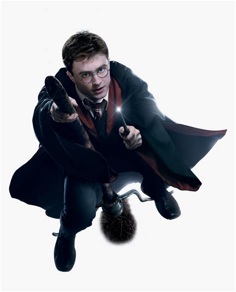 Transparent Harry Potter - Harry Potter Broom Flying, HD Png Download - kindpng
