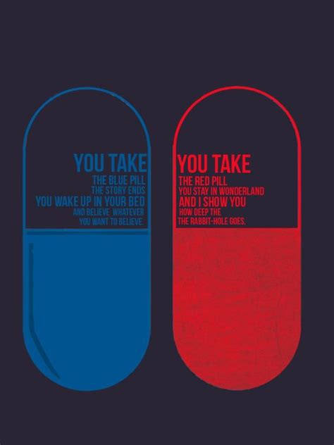 Are You Familiar With the Blue Pill / Red Pill Analogy? - GirlsAskGuys