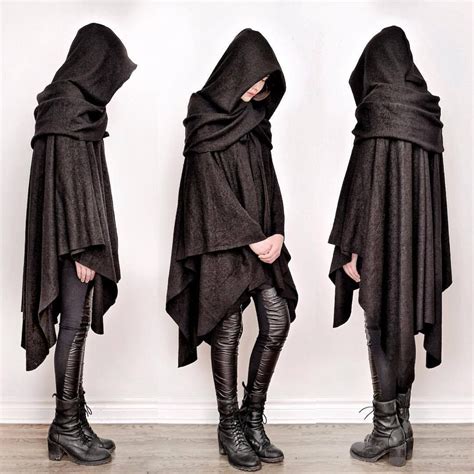 Our Mythic Cape in black Boiled Wool. #nuitclothing #fw17 https://madburner.com | Cyberpunk ...