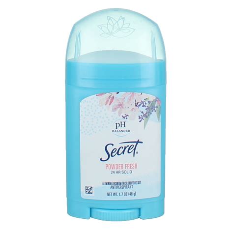 Secret Original Solid Antiperspirant Deodorant, Powder Fresh, 1.7 oz | eBay | Antiperspirant ...