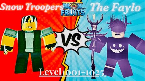 SNOW TROOPERS! Blox Fruits-Roblox Farming Levels 1001-1025 | Grinding Snow Troopers in Snow ...