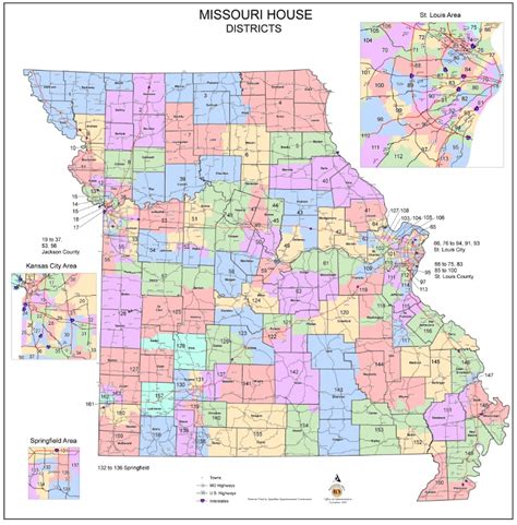 State redistricting information for Missouri