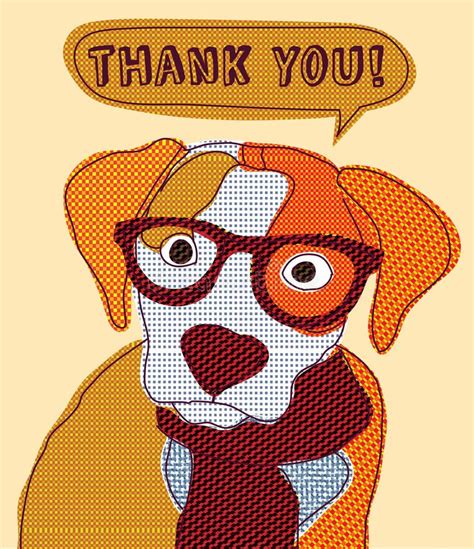 Cute Dog Thank You Card Patchwork. Stock Vector - Illustration of happy, decor: 76207316