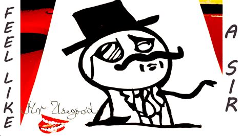 Happy Crying Meme Drawing - img-stache