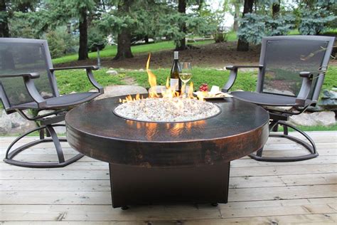 Natural Gas Fire Pit Table Custom — Randolph Indoor and Outdoor Design