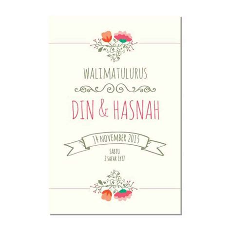 Kad Kahwin | 31 Contoh Design untuk Inspirasi Majlis Anda