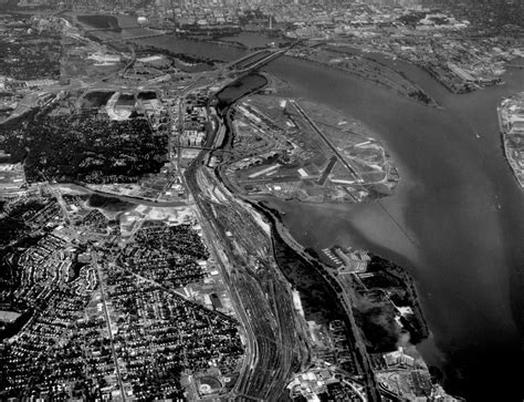 Potomac Yard June 20 1977 | Potomac, Aerial photograph, Crystal city