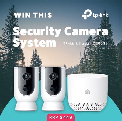 Win a TP-Link KC300S2 home security camera system valued at $449 from Device Deal