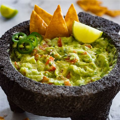 Authentic Guacamole Recipe In A Molcajete