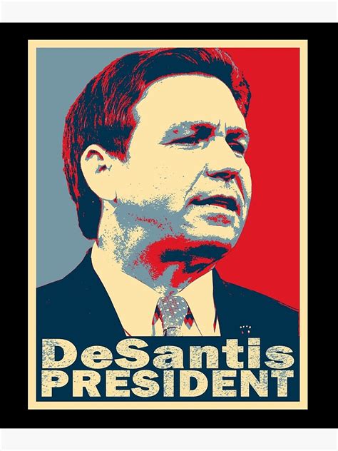 "Vote Ron DeSantis for President 2024 Presidential Election" Poster for ...