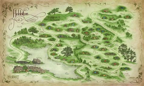 MAP OF HOBBITON