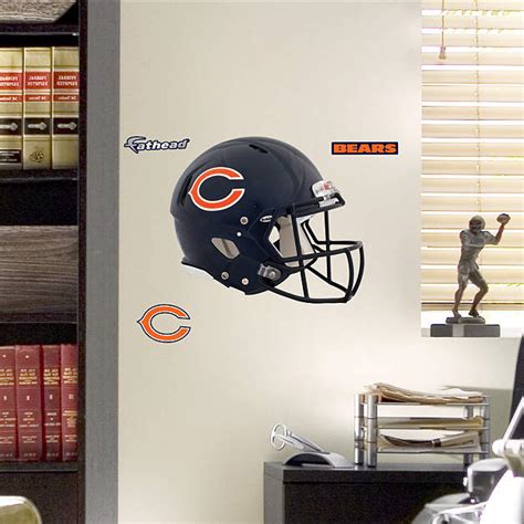 Small Chicago Bears Helmet Teammate Decal | Shop Fathead® for Chicago ...