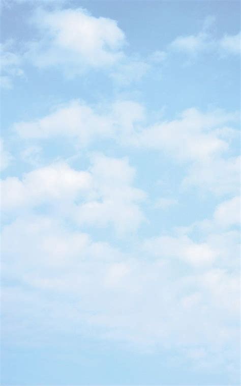 🔥 Download Sky Blue Wallpaper White And Soft Clouds Like Cotton iPhone ...