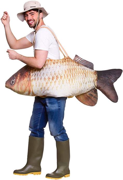 Wicked Costumes Adult Catch of the Day Fish Fancy Dress Costume - One ...