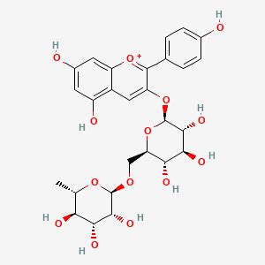 Pelargonidin 3-O-rutinoside | C27H31O14+ | CID 443917 - PubChem