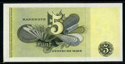 German currency 5 Deutsche Mark note of 1948, Abduction of Europe ...